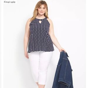 NWT-Lane Bryant Classic Halter Cutout Tank Top 26/28